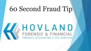 fraud tip by certified forensic accountant